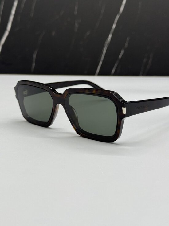 NEW SAINT LAURENT SL611 002 SUNGLASSES HAVANA UNISEX EYEWEAR main image 7